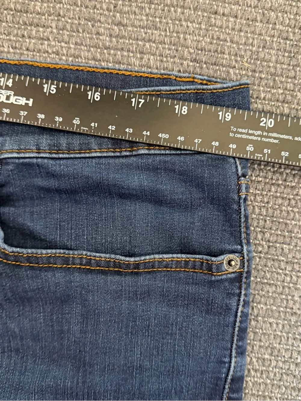Goodfellow & Co Navy Slim Straight Jeans 38x32